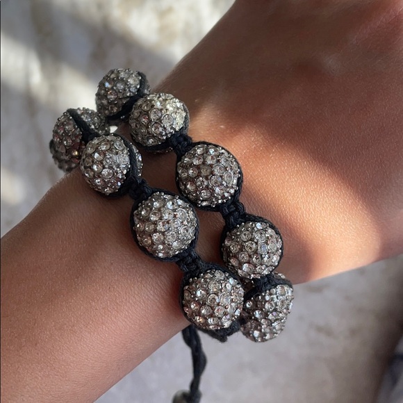 Crystal Ball Bracelets set of 2 - Picture 3 of 4